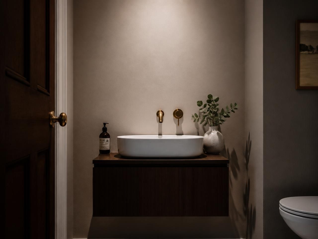 White Marble Effect Porcelain Wall & Floor Tiles 600x600mm tiled in a cloakroom, installed in 600x600mm